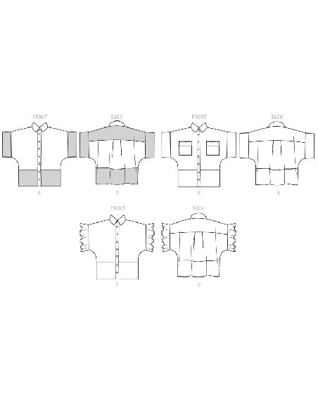 Patron McCall's 8001.Y - Hauts