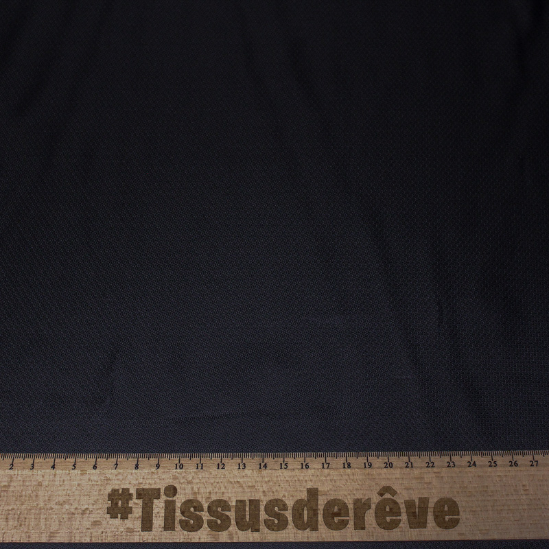 Doublure jacquard texturé - Marine