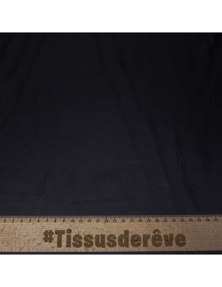 Doublure jacquard texturé - Marine