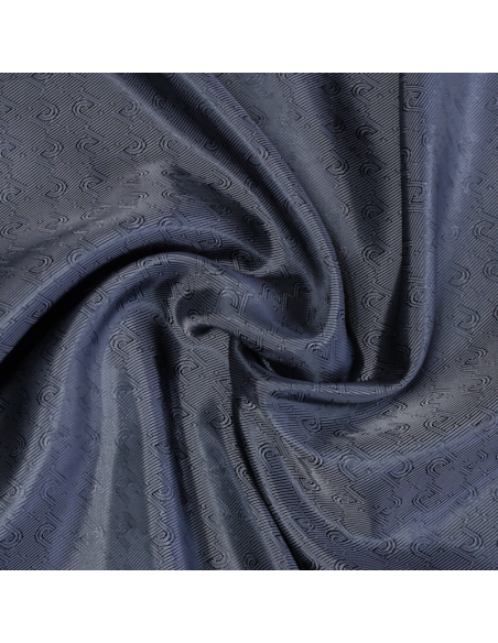 Doublure jacquard acétate & viscose - Géométrie jean