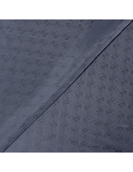 Doublure jacquard acétate & viscose - Géométrie jean