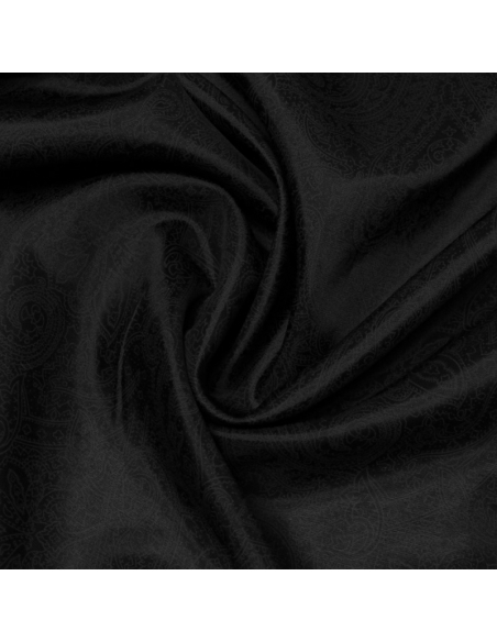 Doublure 100% viscose - Cachemire noir