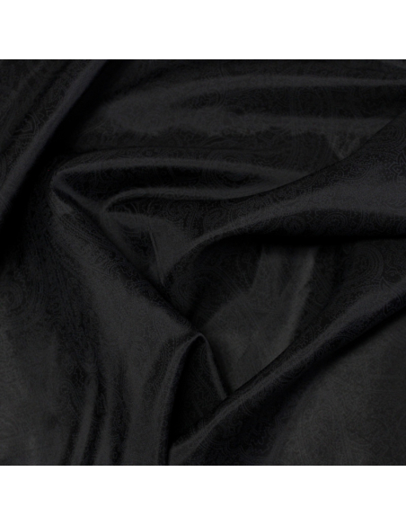 Doublure 100% viscose - Cachemire noir