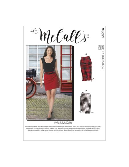 Patron McCall's 8051.H5 - Jupe