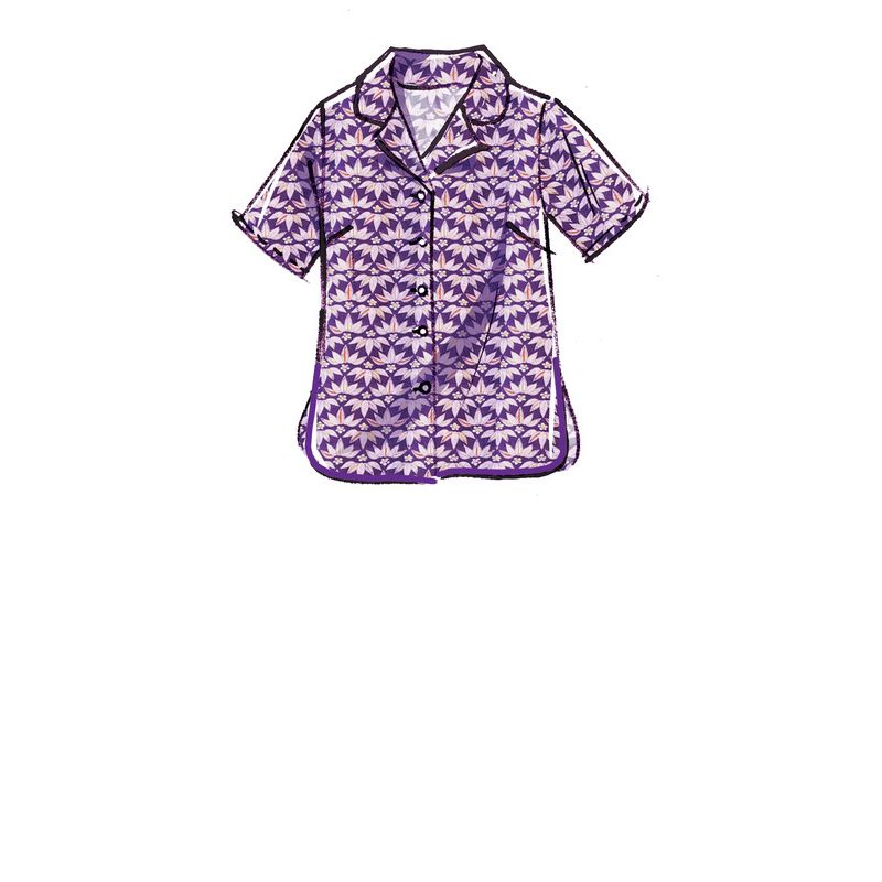 Patron McCall's 88056.B5 - Robe de chambre, haut et pantalon