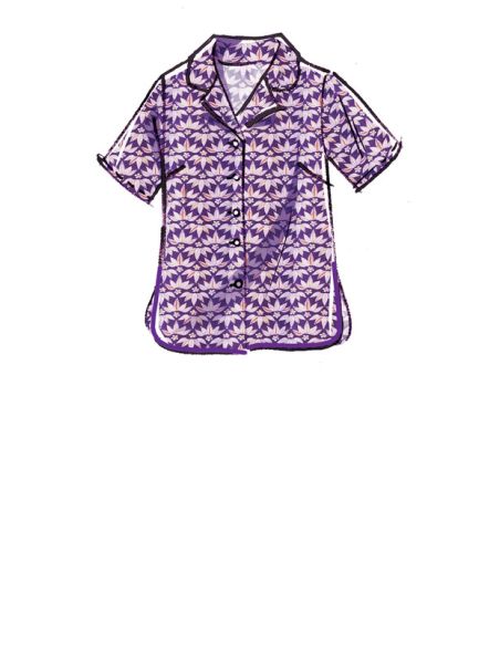 Patron McCall's 88056.B5 - Robe de chambre, haut et pantalon