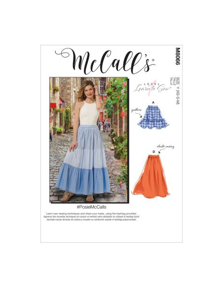 Patron McCall's 8066.Y - Jupes