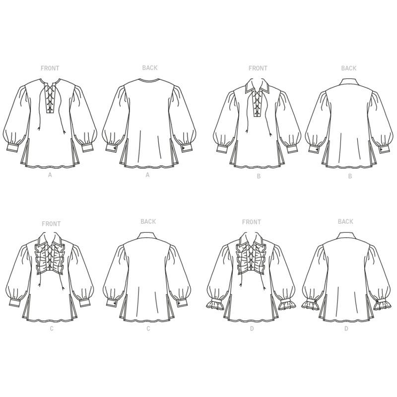 Patron McCall's 8131.A - Chemise