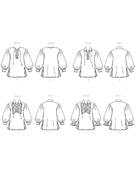 Patron McCall's 8131.A - Chemise