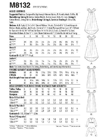 Patron McCall's 8132.A5 - Déguisement
