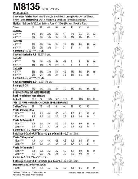 Patron McCall's 8135.MQQ - Vestes