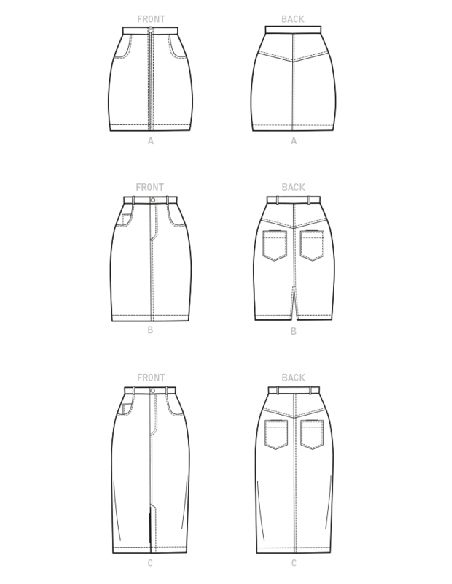 Patron McCall's 8149.B5 - Jupes