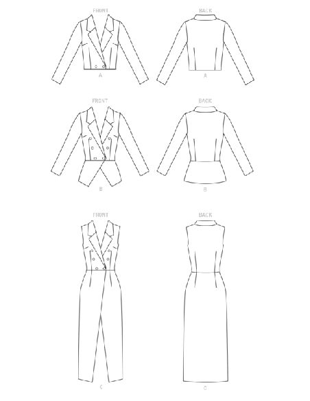 Patron McCall's 8155.B5 - Veste et gilet