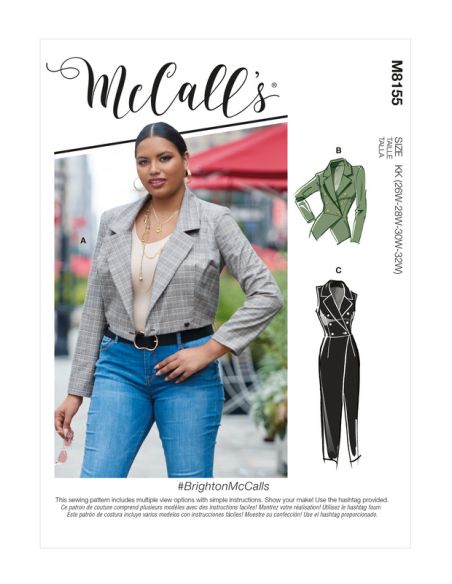 Patron McCall's 8155.B5 - Veste et gilet