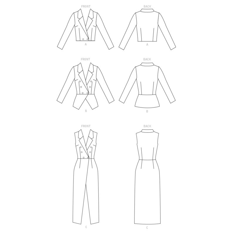 Patron McCall's 8155.B5 - Veste et gilet