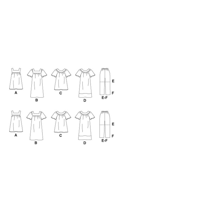 Patron McCall's 8158.KK - Hauts, robes, short et pantalon