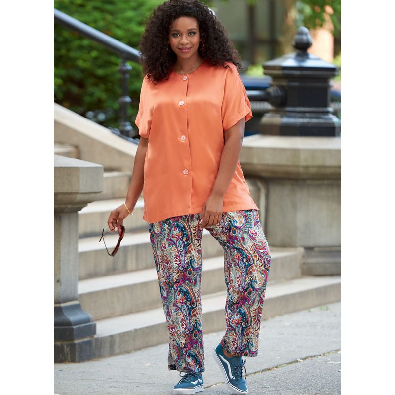 Patron McCall's 8159.KK - Chemise, haut, jupe et pantalon