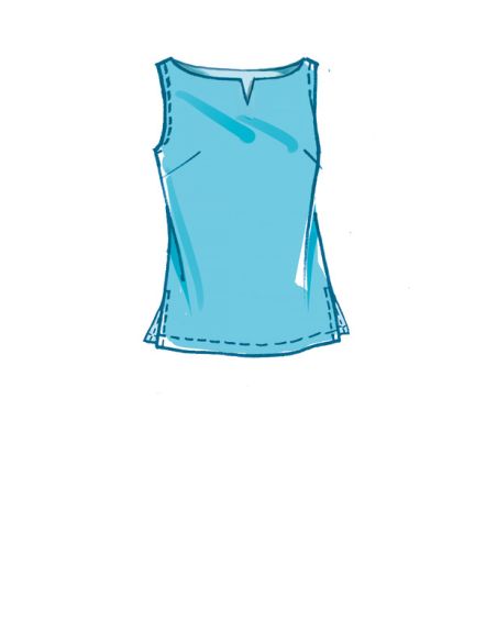 Patron McCall's 8159.KK - Chemise, haut, jupe et pantalon