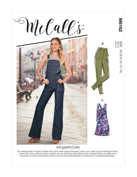Patron McCall's 8162.A5 - Jeans et salopettes
