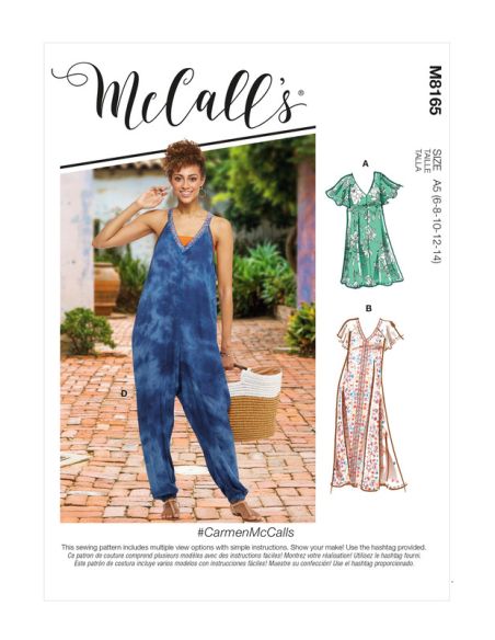Patron McCall's 8165.A5 - Robes et combinaison
