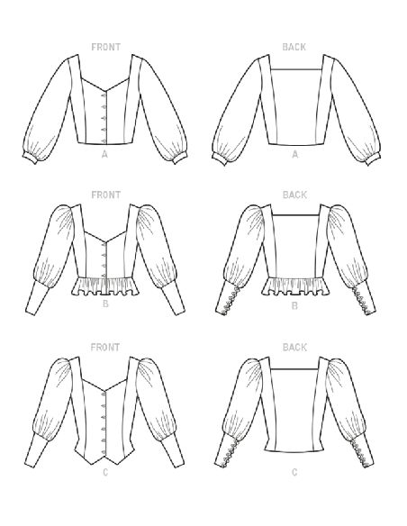 Patron McCall's 8181.A5 - Hauts