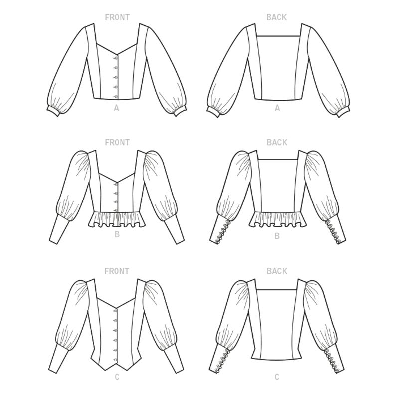 Patron McCall's 8181.A5 - Hauts