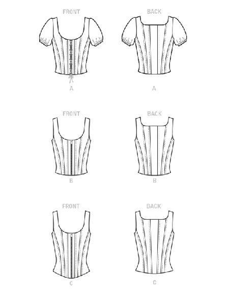 Patron McCall's 8182.A5 - Hauts