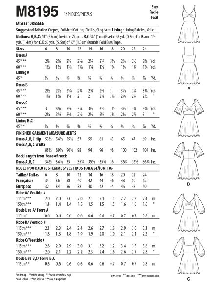 Patron McCall's 8195.A5 - Robes