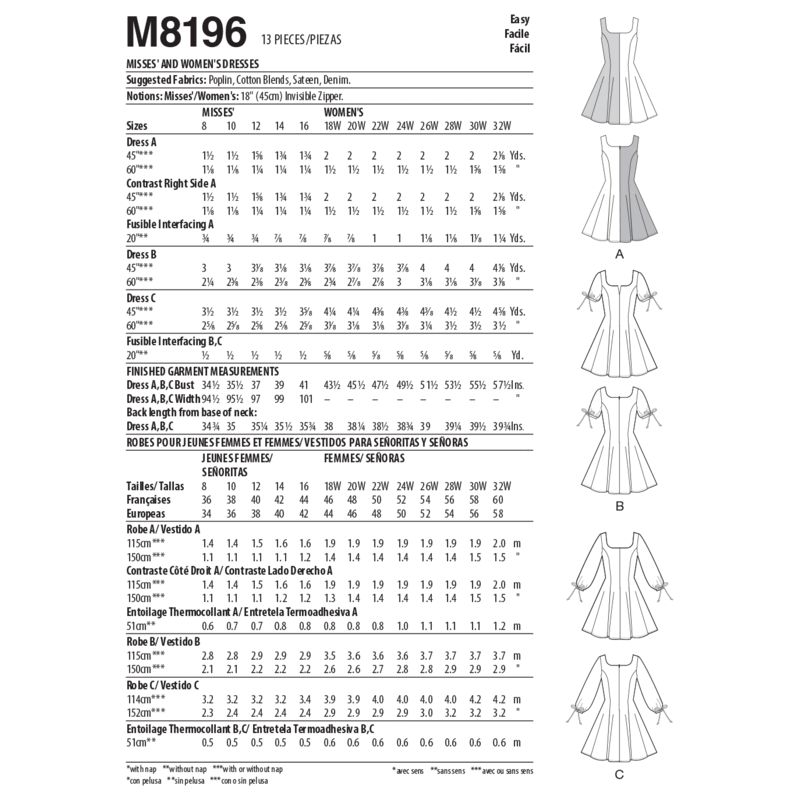 Patron McCall's 8196.B5 - Robes