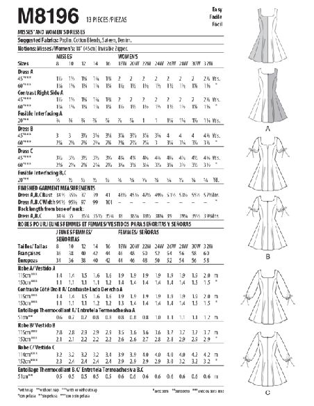 Patron McCall's 8196.B5 - Robes