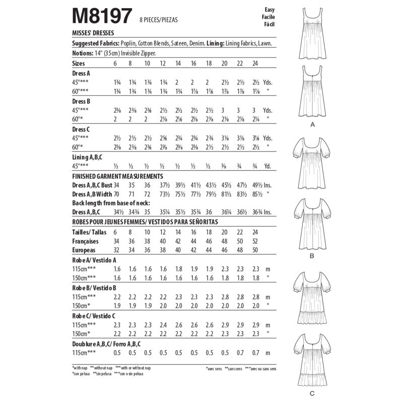Patron McCall's 8197.A5 - Robes