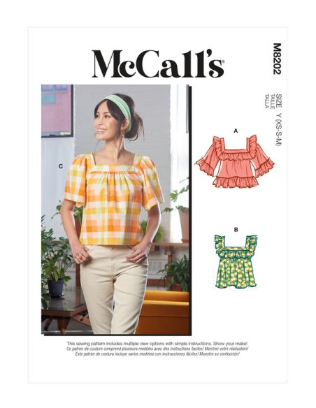 Patron McCall's 8202.Y - Hauts