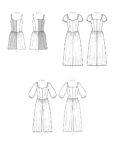 Patron McCall's 8209.B5 - Robes et combinaison