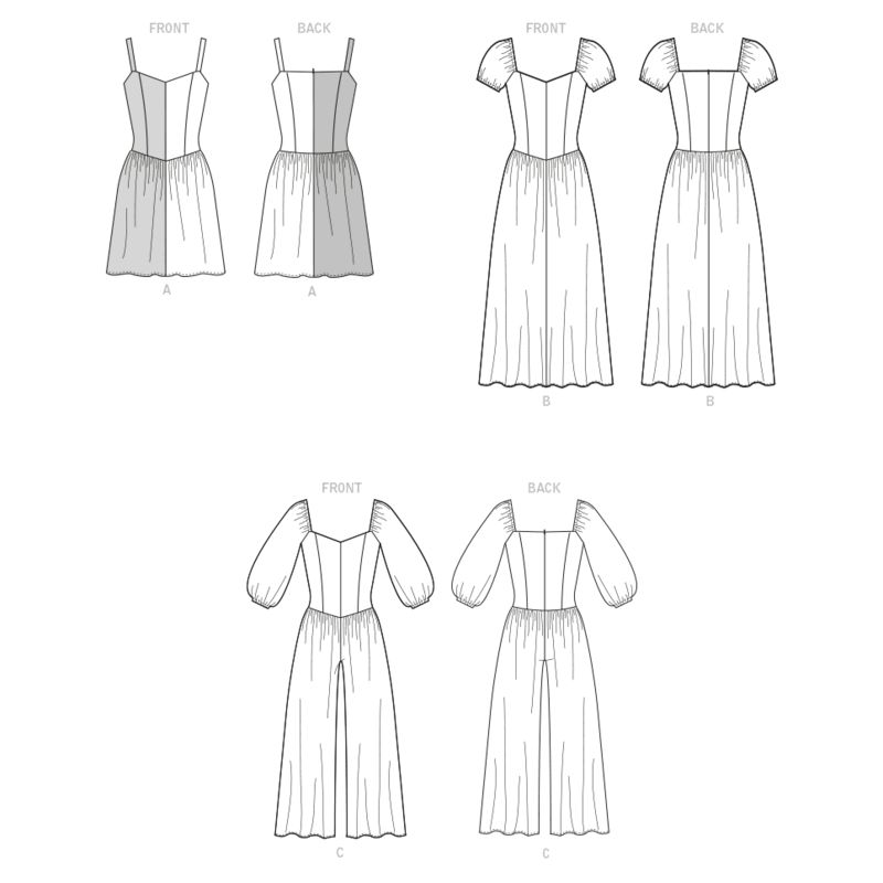 Patron McCall's 8209.B5 - Robes et combinaison