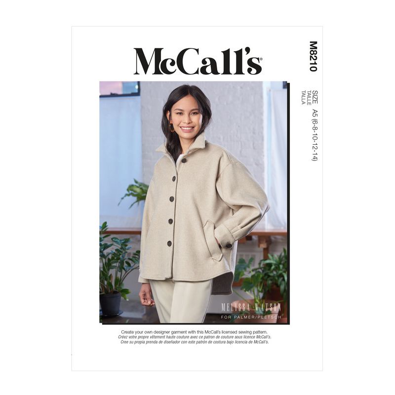 Patron McCall's 8210.A5 - Veste