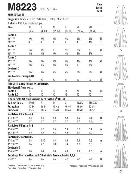 Patron McCall's 8223.Y - Pantalon