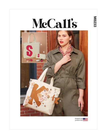 Patron McCall's 8233.OS - Fourre-tout, étui-zippé et porte-clés