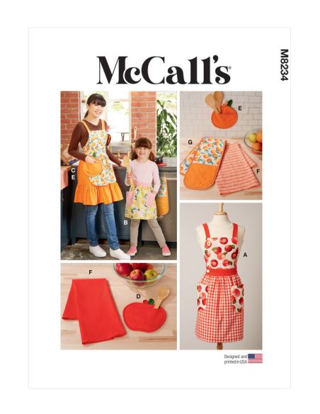 Patron McCall's 8234.A - Tabliers