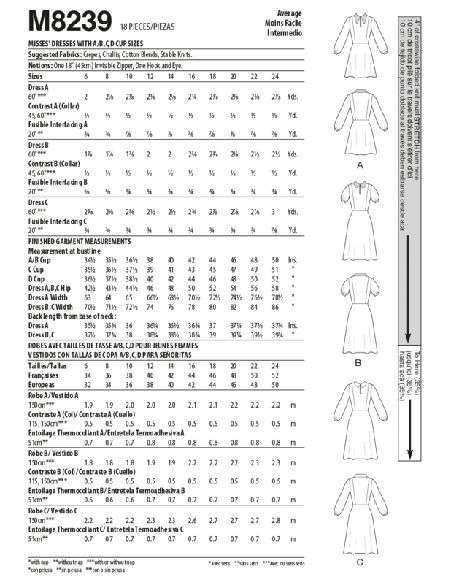 Patron McCall's 8239.A5 - Robes
