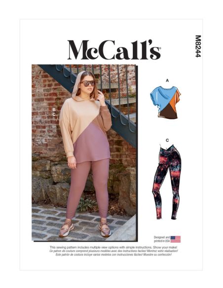 Patron McCall's 8244.B5 - Hauts et collant