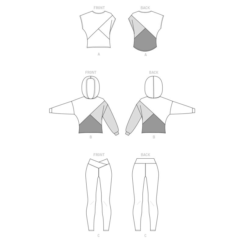 Patron McCall's 8244.B5 - Hauts et collant