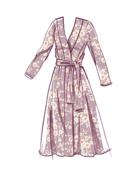 Patron McCall's 8245.A - Barboteuse, combinaison, robe de chambre