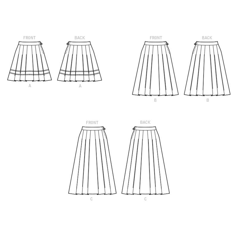 Patron McCall's 8248.A5 - Jupes