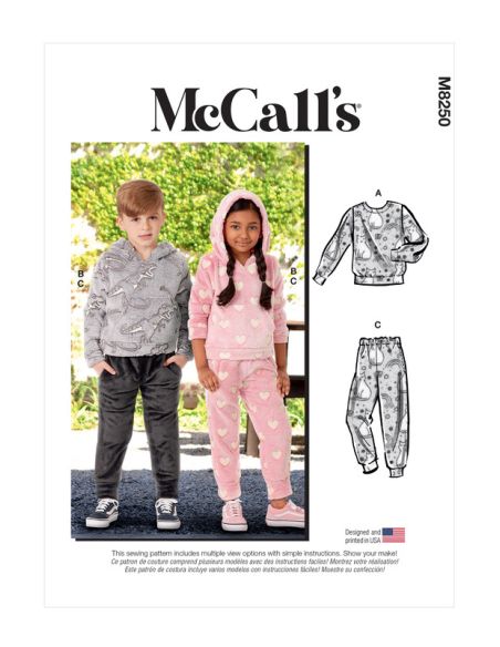 Patron McCall's 8250.A - Hauts et pantalon
