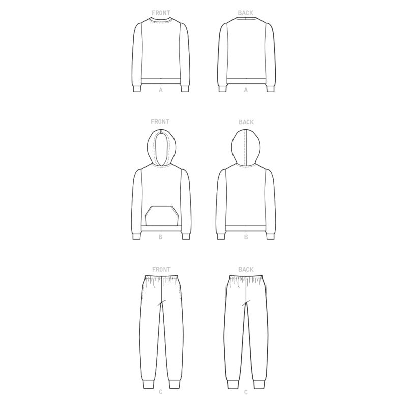 Patron McCall's 8250.A - Hauts et pantalon