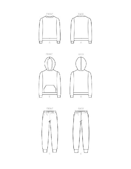 Patron McCall's 8250.A - Hauts et pantalon