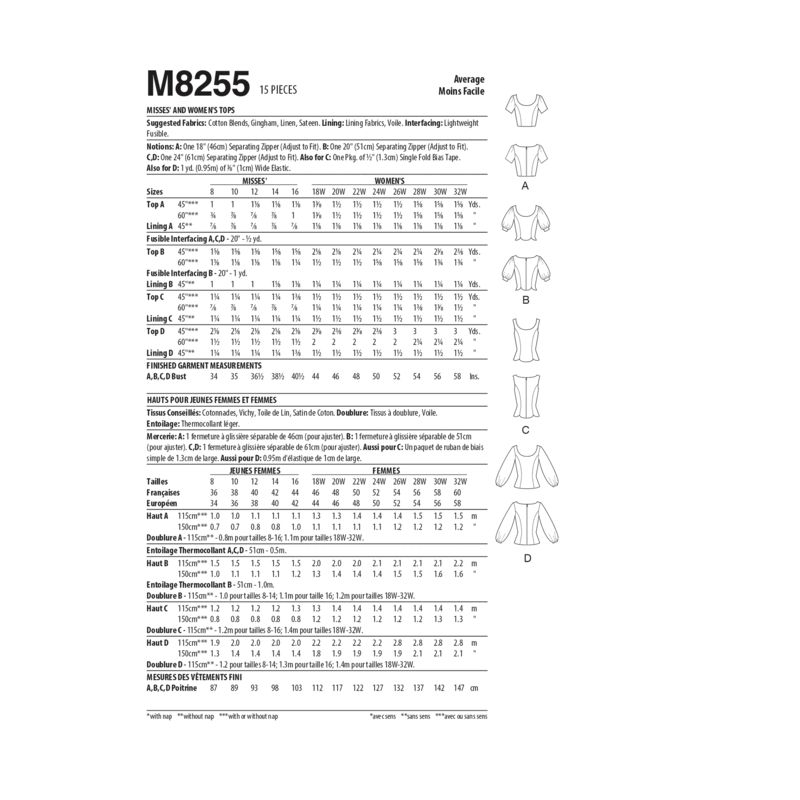Patron McCall's 8255.B5 - Hauts
