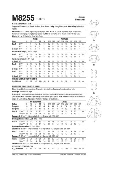 Patron McCall's 8255.B5 - Hauts