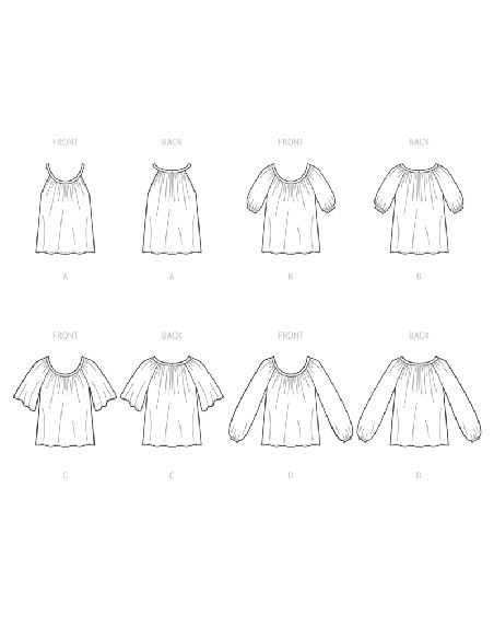 Patron McCall's 8256.A - Hauts