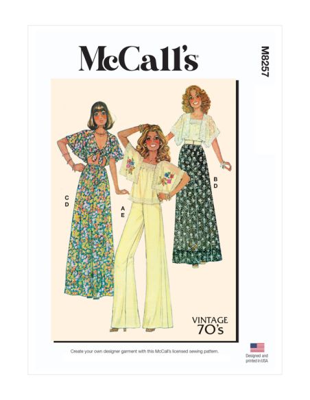 Patron McCall's 8257.Y - Hauts, jupe et pantalon